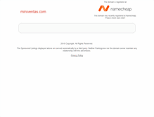 Tablet Screenshot of miniventas.com